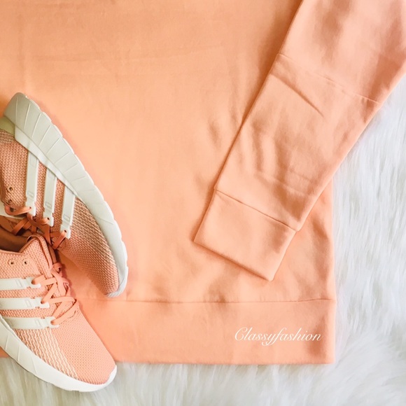 NWT Adidas Logo Sweatshirt Streetwear Fleece Top - Picture 2 of 11